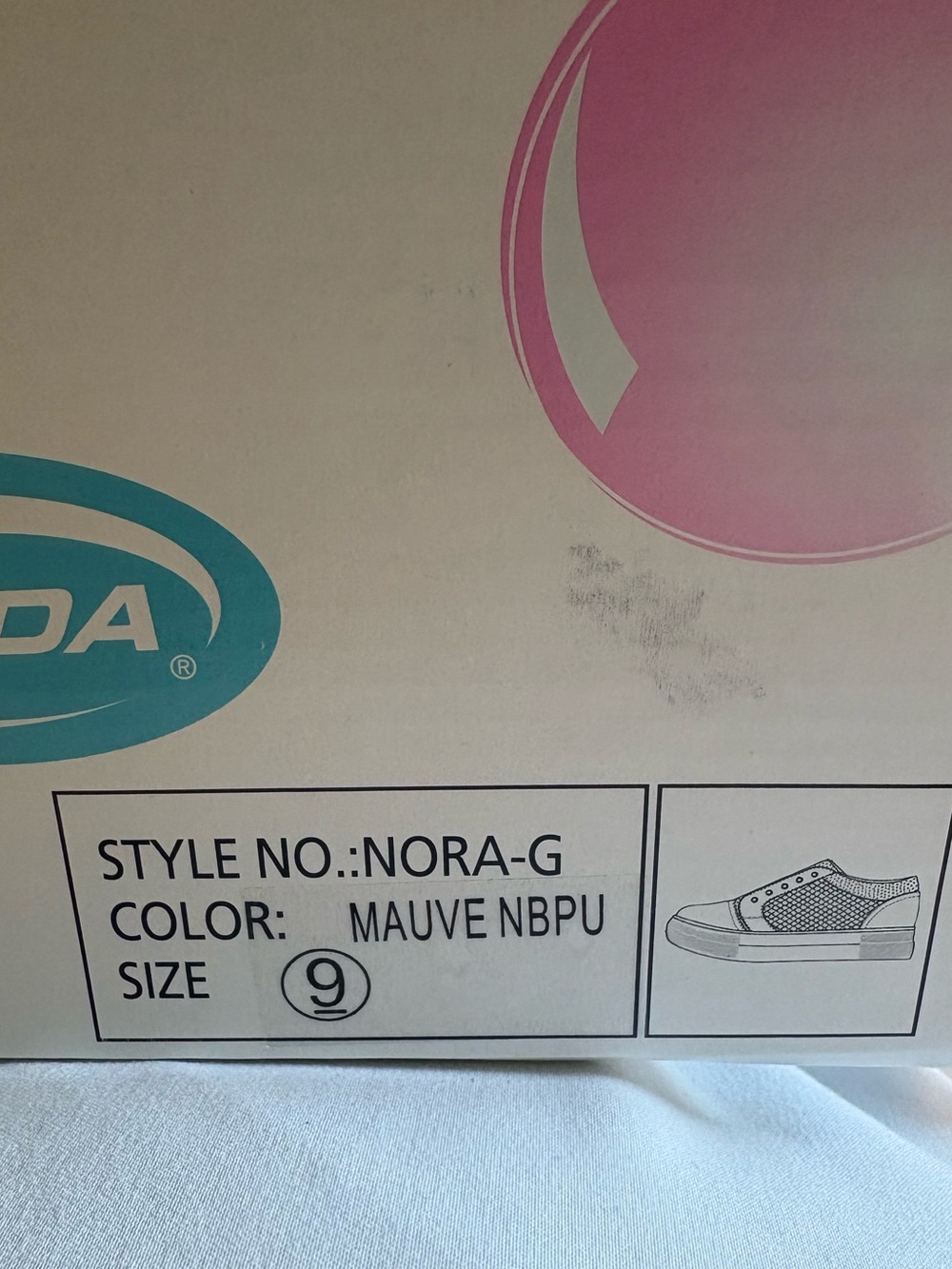 Soda Women’s Size 9 Nora-G platform Mauve Sneakers New In Box - Picture 9 of 9